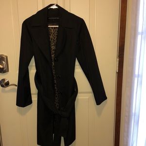 Brown water resistant trench Ellen Tracy small